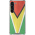 Guyana Flag Distressed Galaxy S23 Clear Case